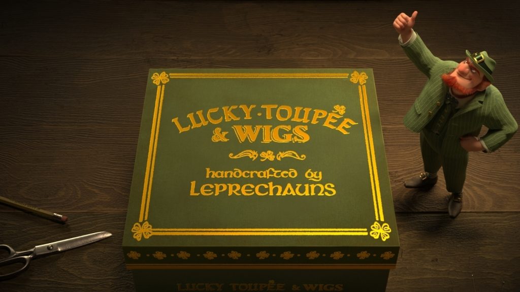 LUCKY TOUPEE curtas disney +