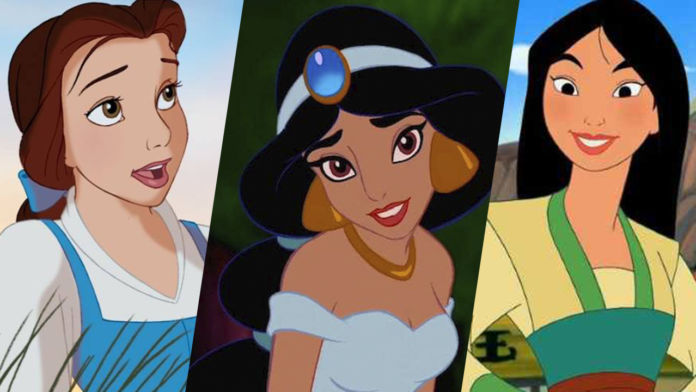 princesas da disney idade