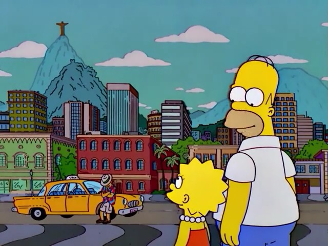 os simpsons no brasil