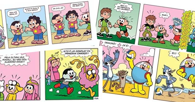 turma da mônica e cartoonnetwork