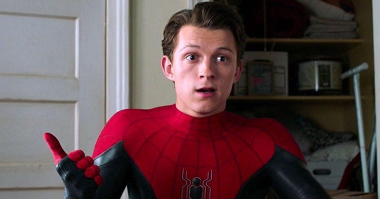 Tom Holland cache homem aranha