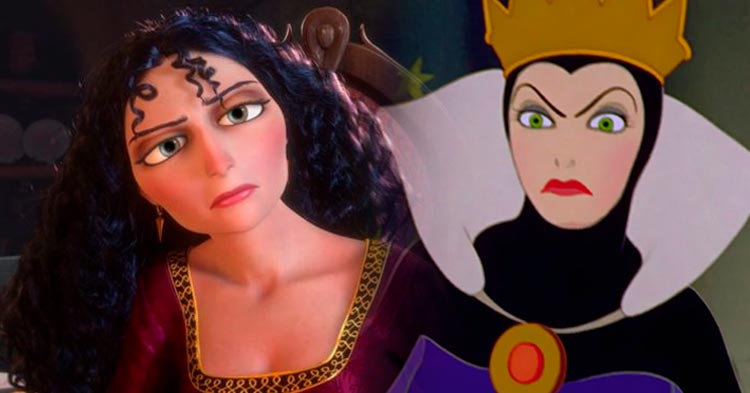 Mãe Gothel e a Rainha Má